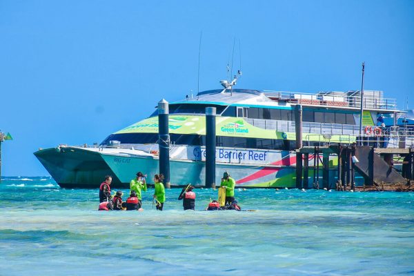 Big Cat Green Island Reef Cruises Boat Shot